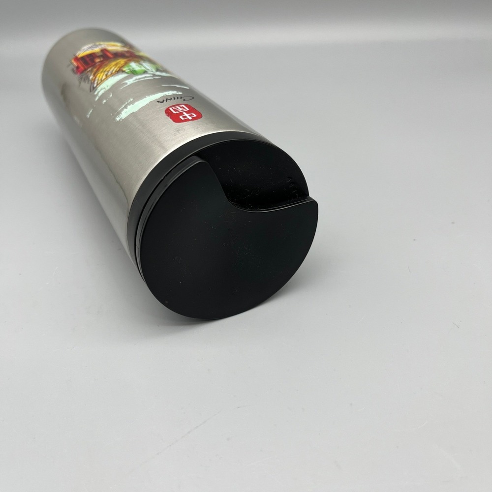 Starbucks China‎ Stainless Steel Tumbler Mug, Silver Graphic Souvenir - Picture 4 of 11